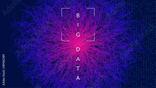 Digit Background. Future intelligence in innovative digits. Velocity of dots in the software cloud. Particles of energy in global information. Ai Background.