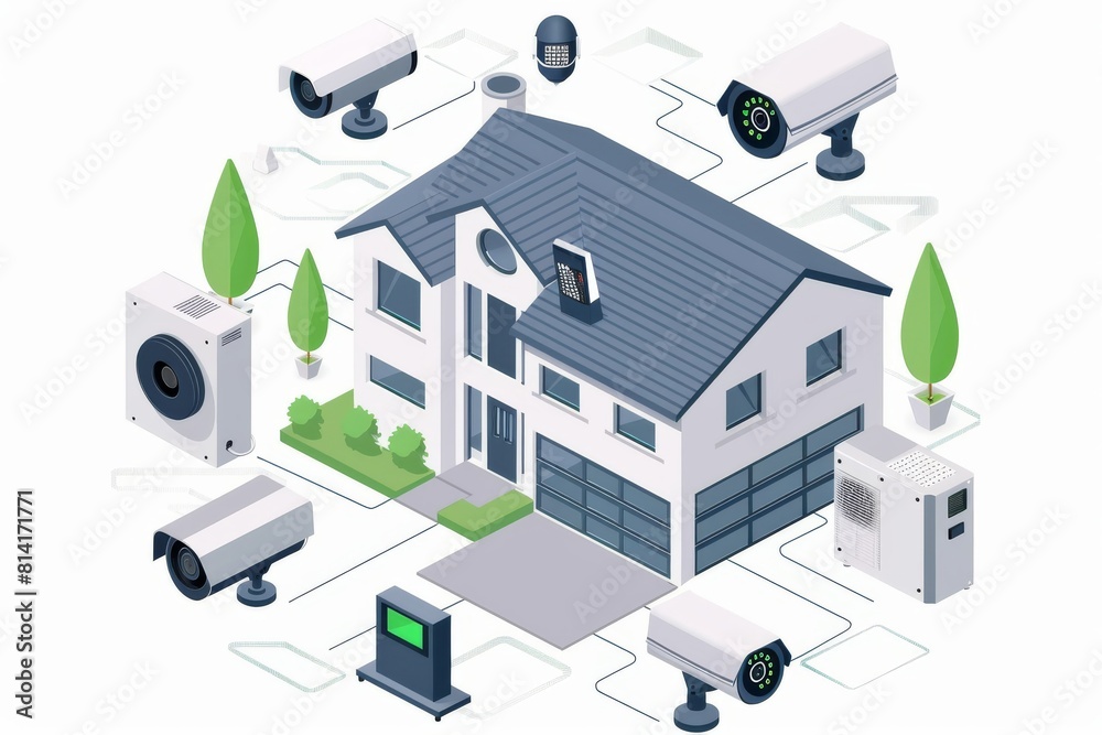 Advanced cameras at home ensure protection by capturing images, detecting sounds, and monitoring entries. Advanced cameras at home ensure protection by capturing images, detecting sounds, and monitoring entries.