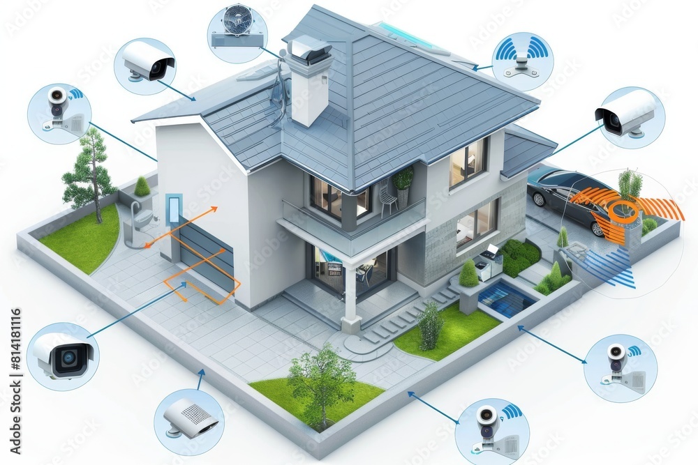 Home defense security with ecosystem protection, smart alarm system ...