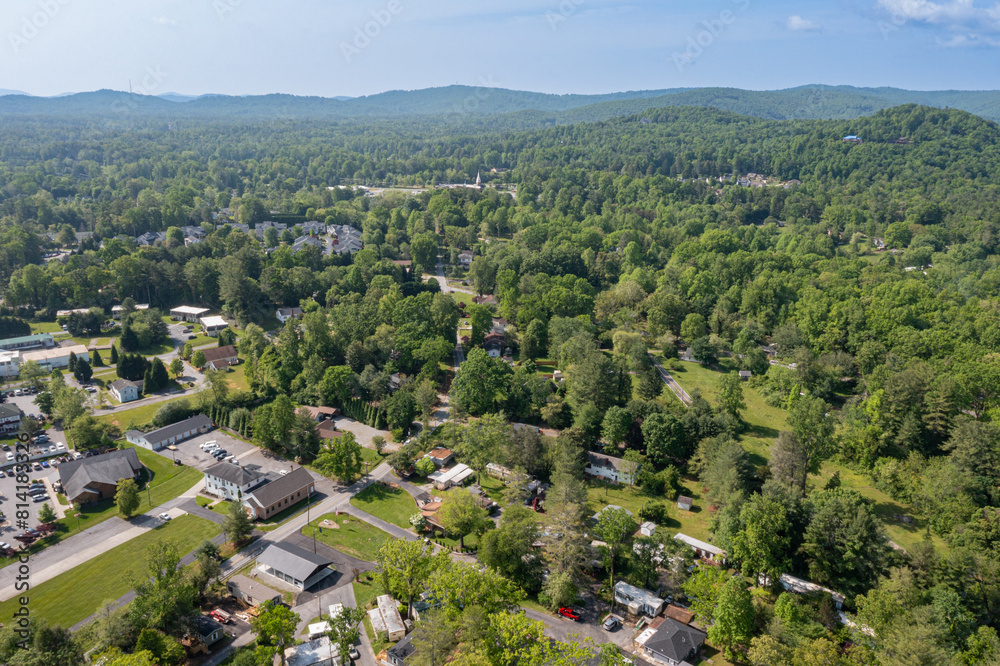 Obraz premium drone mountain views