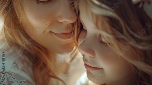 Together, A Mother And Daughter Shared Moments Of Happiness And Love,High Resolution