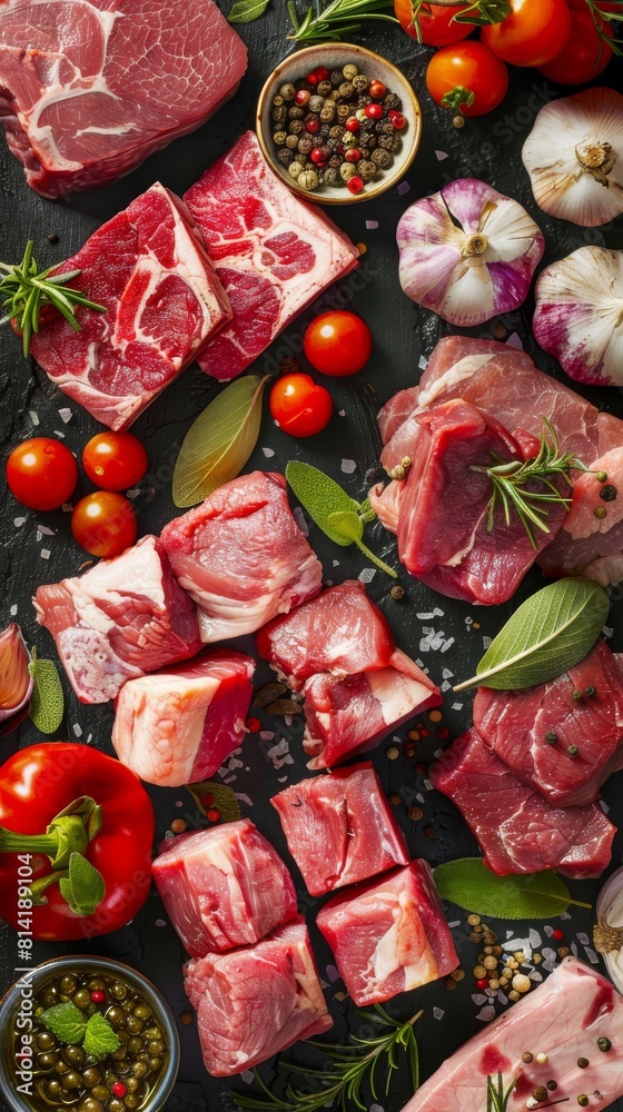 Background full of Meat. Product photography. Meat background. Background full of Meat. Product photography. Meat background.