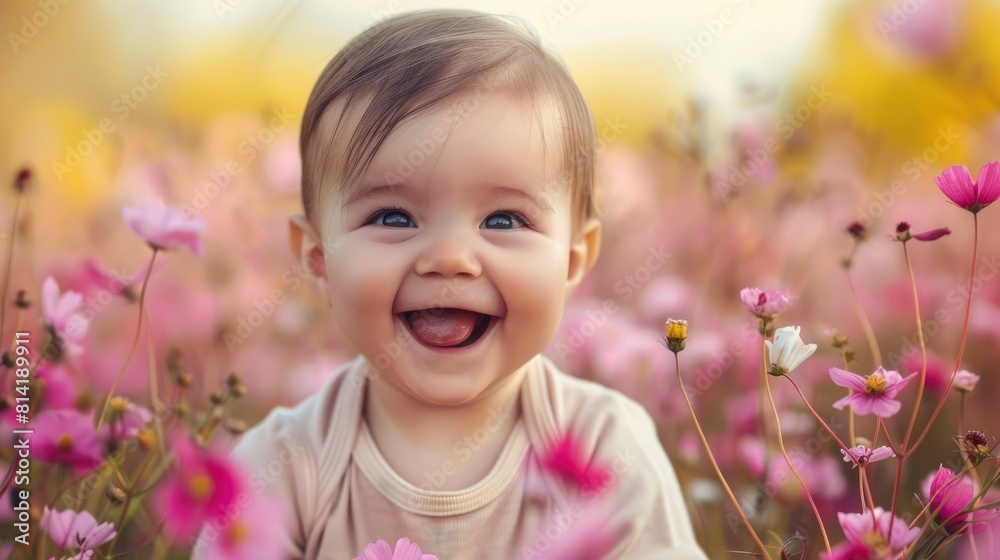 A ::1 Happy Baby Giggled With Delight,High Resolution A ::1 Happy Baby Giggled With Delight,High Resolution