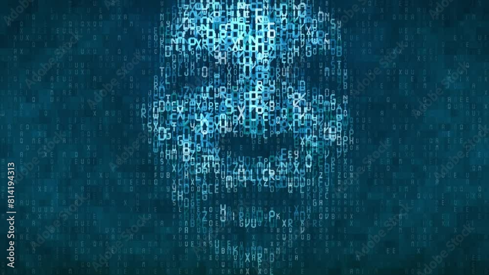 Evolution of ai computer vision technology and natural language processing base on neural engine and deep machine learning. Innovative technology at now. Data science, analysis and brain research.