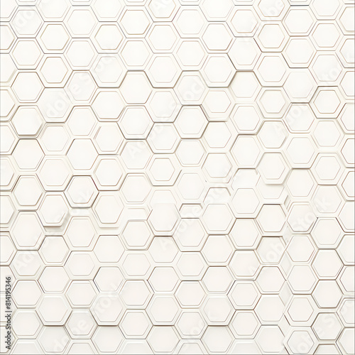 Ethereal Panoramic Hexagonal Pattern - Ideal for Clean and Minimalistic Backgrounds