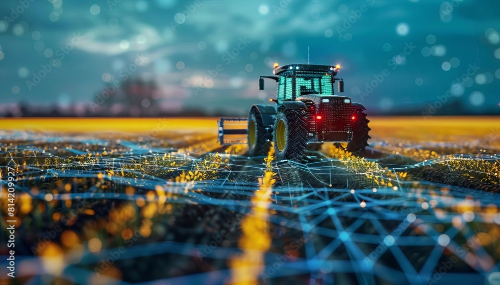 An agricultural analyst using AI to visualize crop yields and weather patterns, aiding in sustainable farming decisions An agricultural analyst using AI to visualize crop yields and weather patterns, aiding in sustainable farming decisions