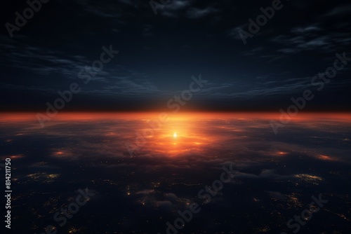 Majestic Sunrise Above the Clouds