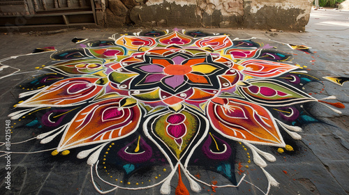Wallpaper Mural Intricately designed Rangoli patterns on the ground for Pongal Pongal Greetings! Torontodigital.ca