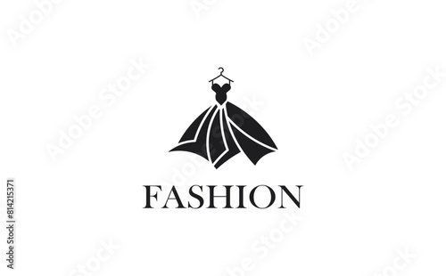 Fashion logo design template suitable for clothing brands, boutiques, fashion blogs, apparel websites, designer portfolios, retail shops, and fashion-related businesses