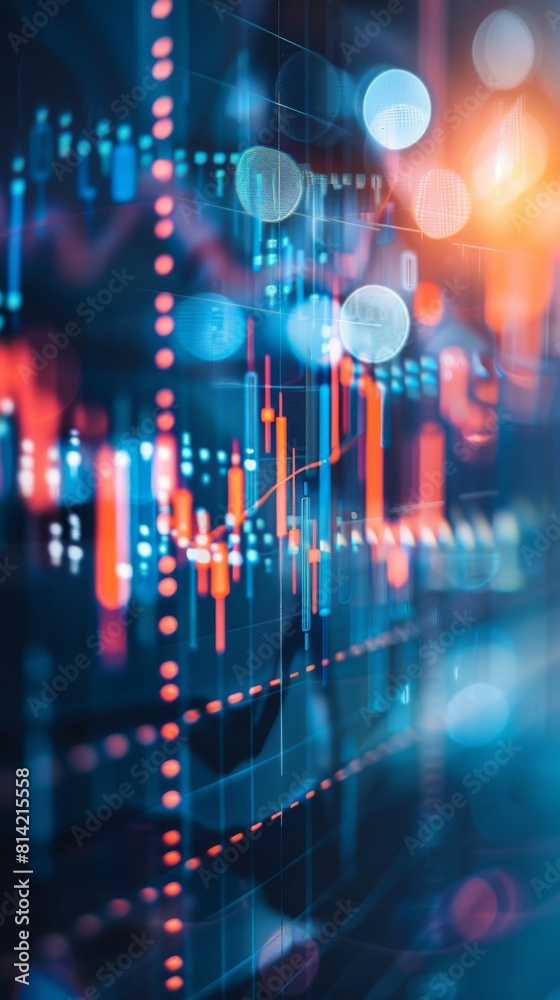 Stock exchange market graph and progress of business financial and investment data analysis. Stock exchange market graph and progress of business financial and investment data analysis.