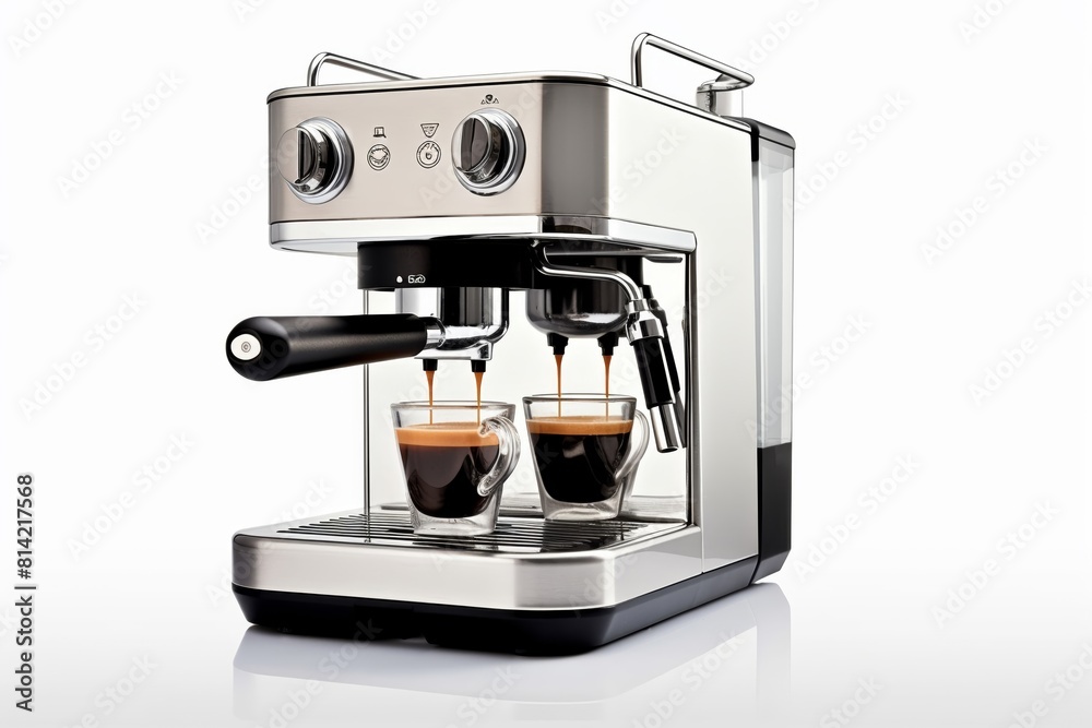 Make your favorite coffee drinks at home with this easy-to-use espresso machine. Make your favorite coffee drinks at home with this easy-to-use espresso machine.