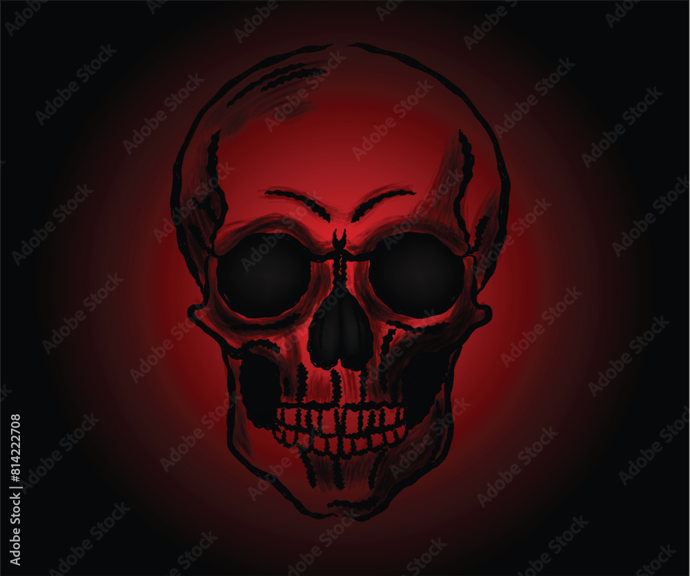 human skull vector illustration human skull vector illustration