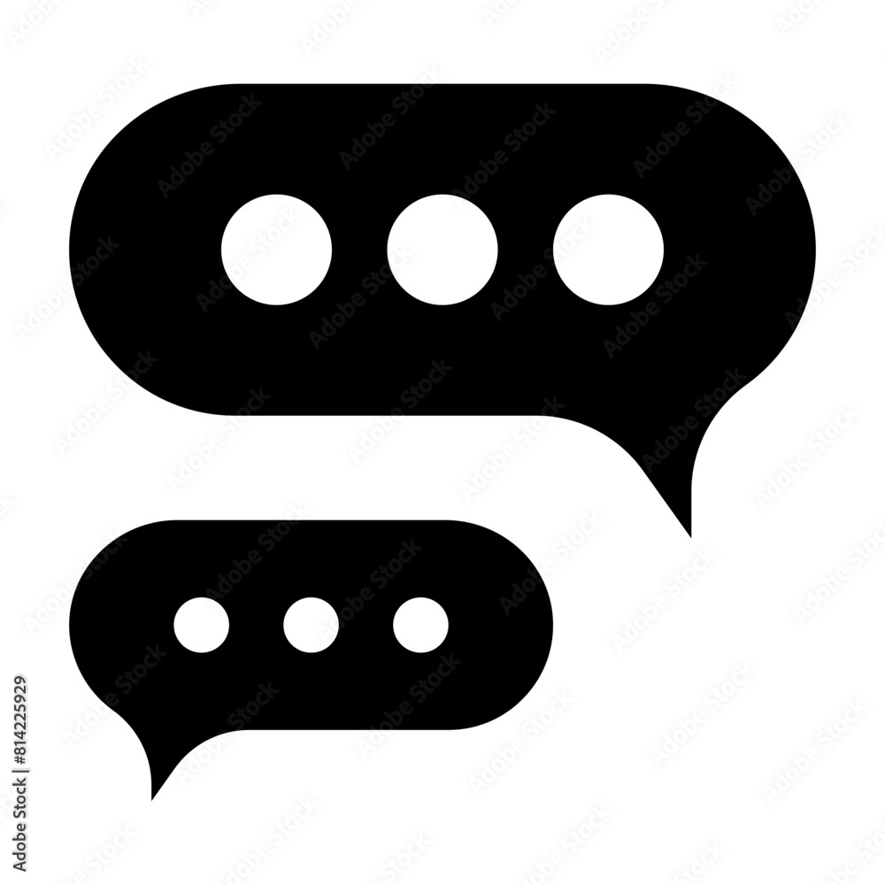 Fototapeta premium Chatting icon