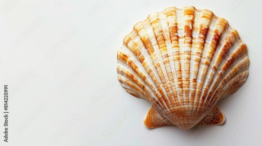 Sea shell on white background Sea shell on white background