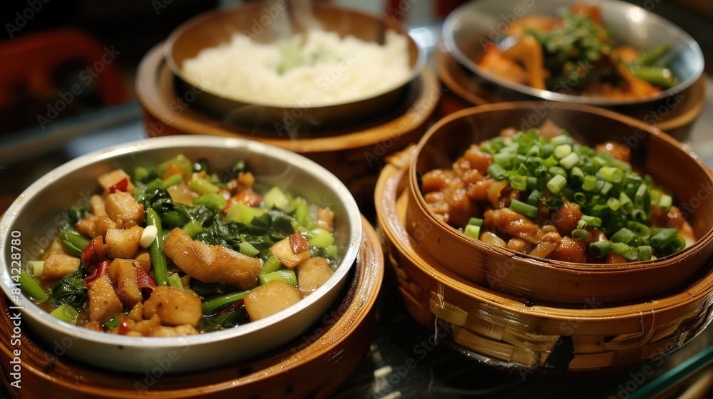 Taiwanese cuisines Stir-fried pork with vegetables Taiwanese cuisines Stir-fried pork with vegetables