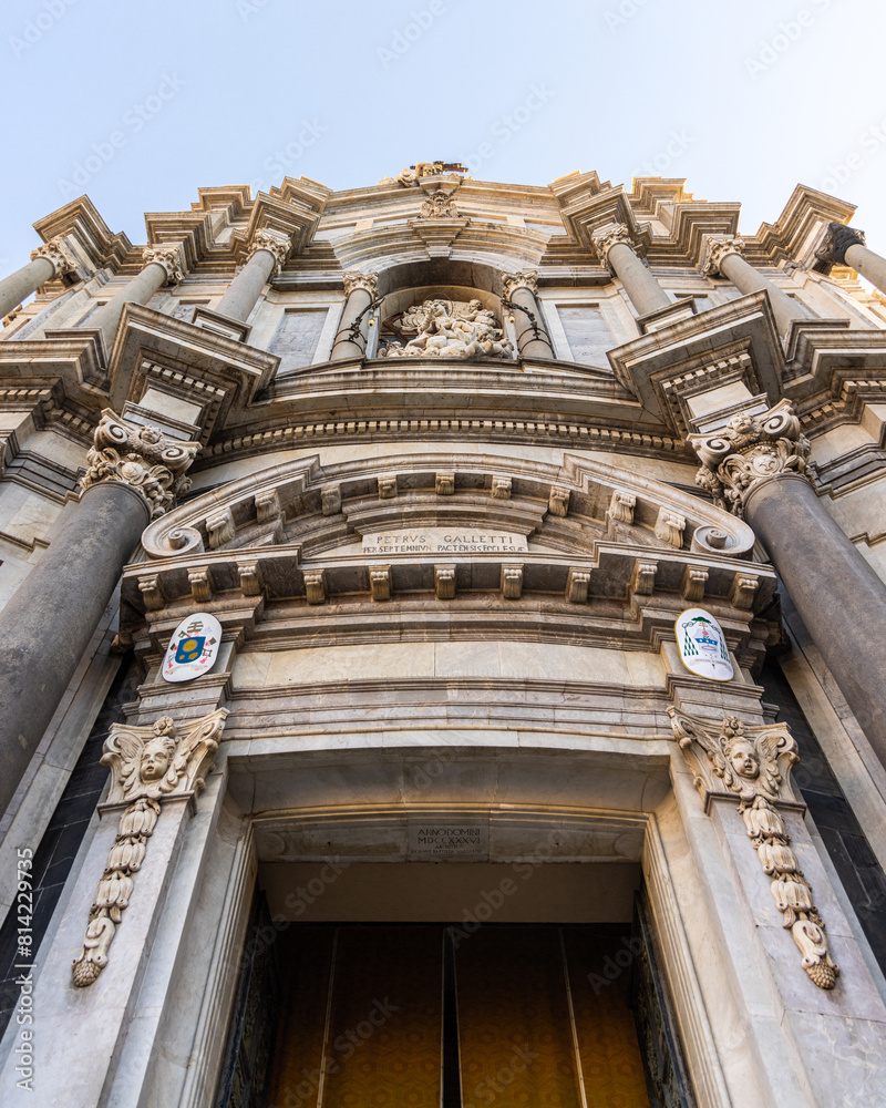 Basilica Cattedrale di Sant'Agata in Catania Sicily Italy Basilica Cattedrale di Sant'Agata in Catania Sicily Italy