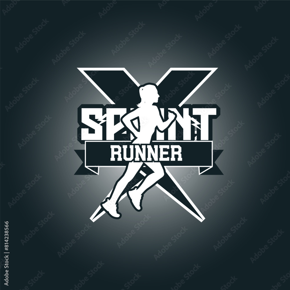 Runner Sprint art logo vector graphic illustration, sticker badge design
Runner Sprint art logo vector graphic illustration, sticker badge design