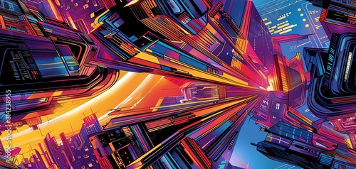 Merge Futurism with a postmodern twist in a Space Exploration setting