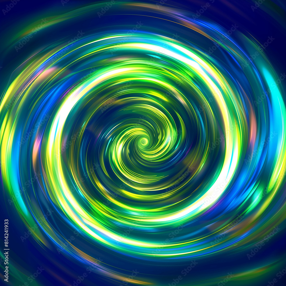 Blurred Loop: Shimmering Twist with Fluid Movement and Spiral Loop Blurred Loop: Shimmering Twist with Fluid Movement and Spiral Loop