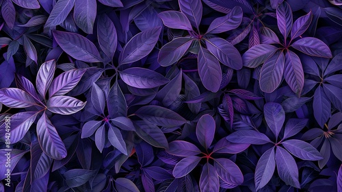 Botanical plants purple ambience wallpaper botanical