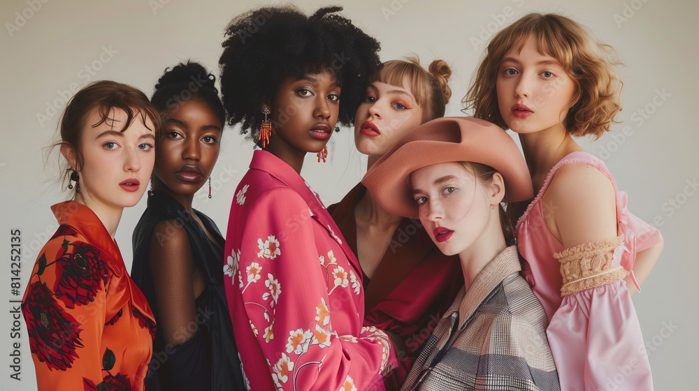 Group of Young Women Posing for a Photo