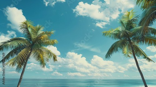Palm Trees on the Beach - Beach Stock Videos   Royalty-Free Footage
