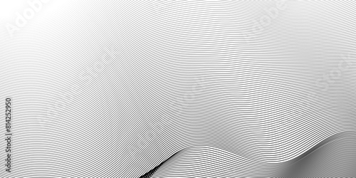 Vector abstract white digital blend wave lines technology background. Modern minimal gradient white flowing wave lines and glowing moving lines. Futuristic technology and sound wave lines background.