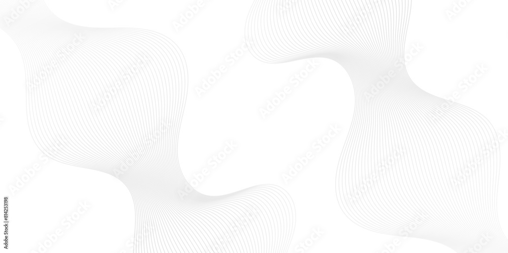 Vector abstract white digital blend wave lines technology background. Modern minimal gradient white flowing wave lines and glowing moving lines. Futuristic technology and sound wave lines background. Vector abstract white digital blend wave lines technology background. Modern minimal gradient white flowing wave lines and glowing moving lines. Futuristic technology and sound wave lines background.