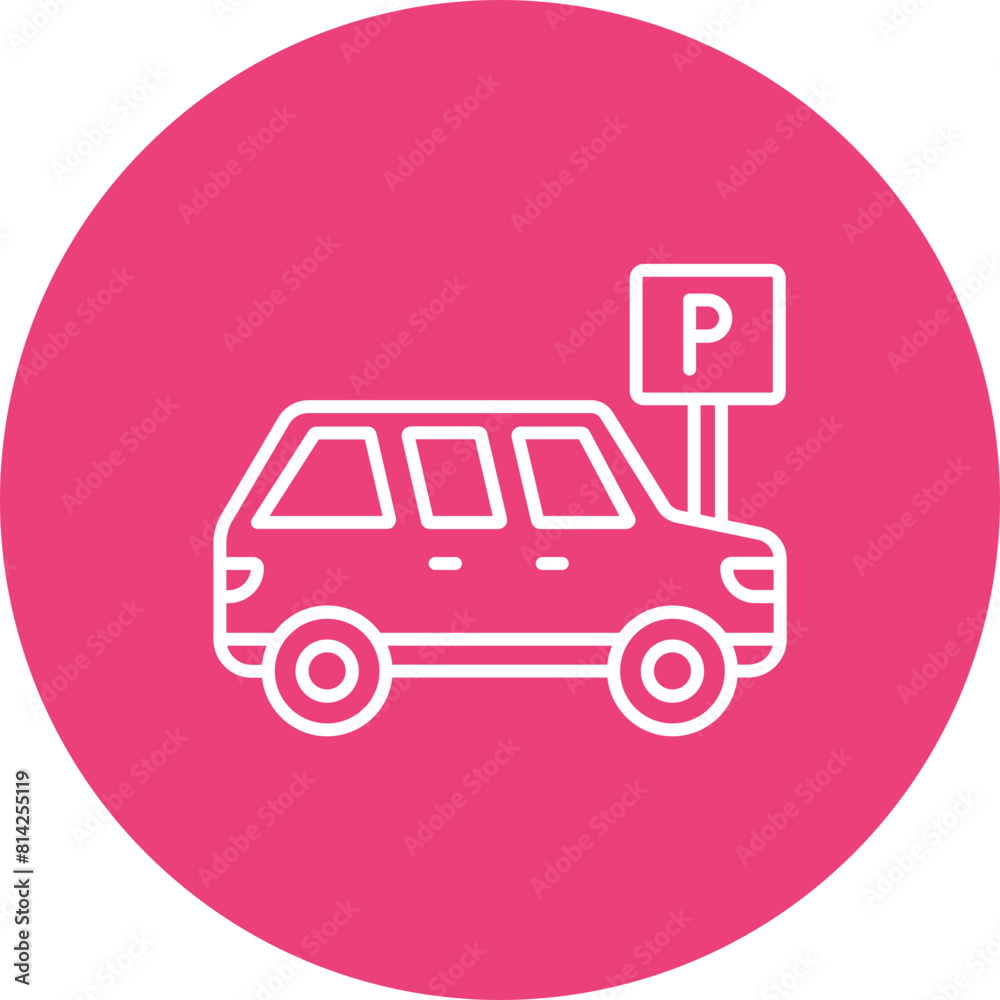 Parking Area Icon Parking Area Icon
