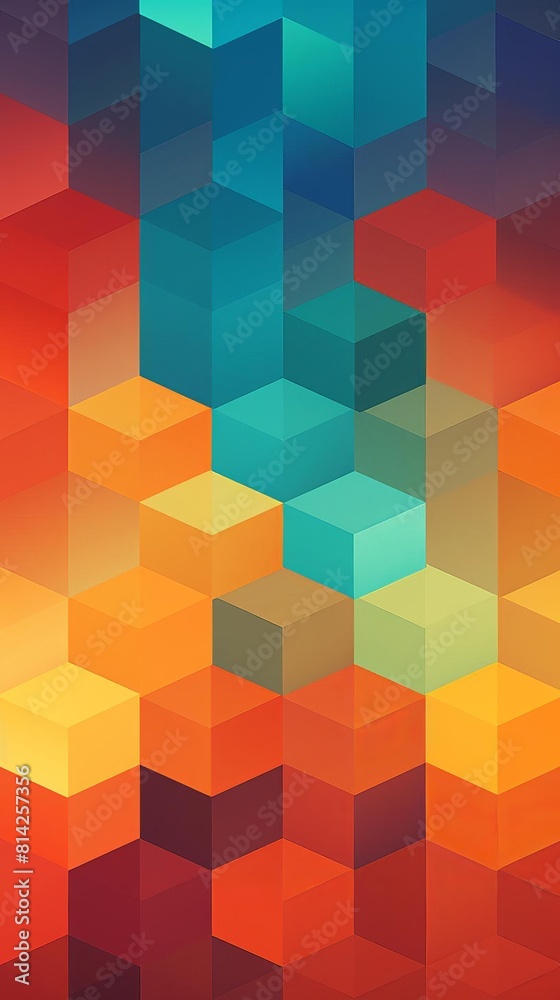 wallpaper flat design top view Digital theme animation Tetradic color scheme