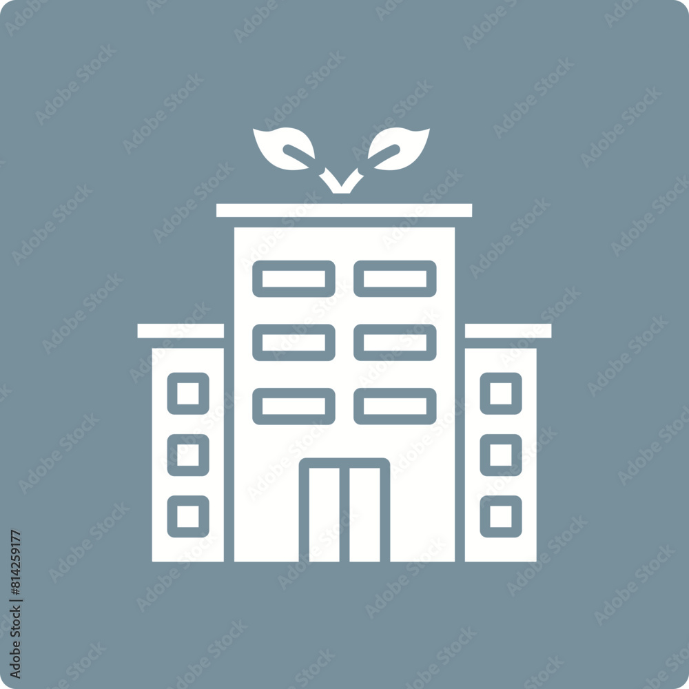 Fototapeta premium Green City Icon