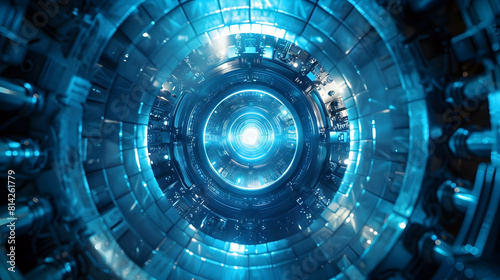 Innovative Nuclear Energy Solutions for a Sustainable Future description:This digital depicts a captivating and advanced nuclear power