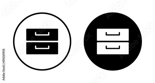Archive folders icon vector isolated on white background. binders vector icon. Archive storage icon.
