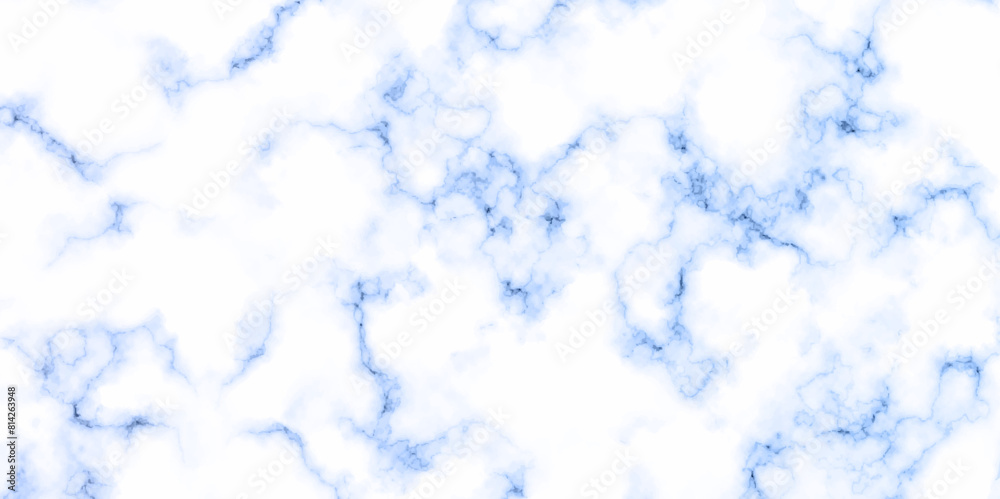 Fototapeta premium White and blue Stone ceramic art wall interiors backdrop design. Marble with high resolution. Modern Natural White and blue marble texture for wall and floor tile wallpaper luxurious background.
