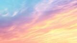 Dreamy Cotton Candy Skies, Vibrant Sunset Cloudscape