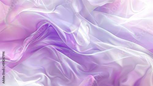 Soft Pastel Silk Fabric Background, Flowing and Elegant Texture, Pink and Purple Tones