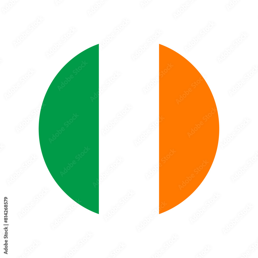 Round Ireland flag icon Round Ireland flag icon