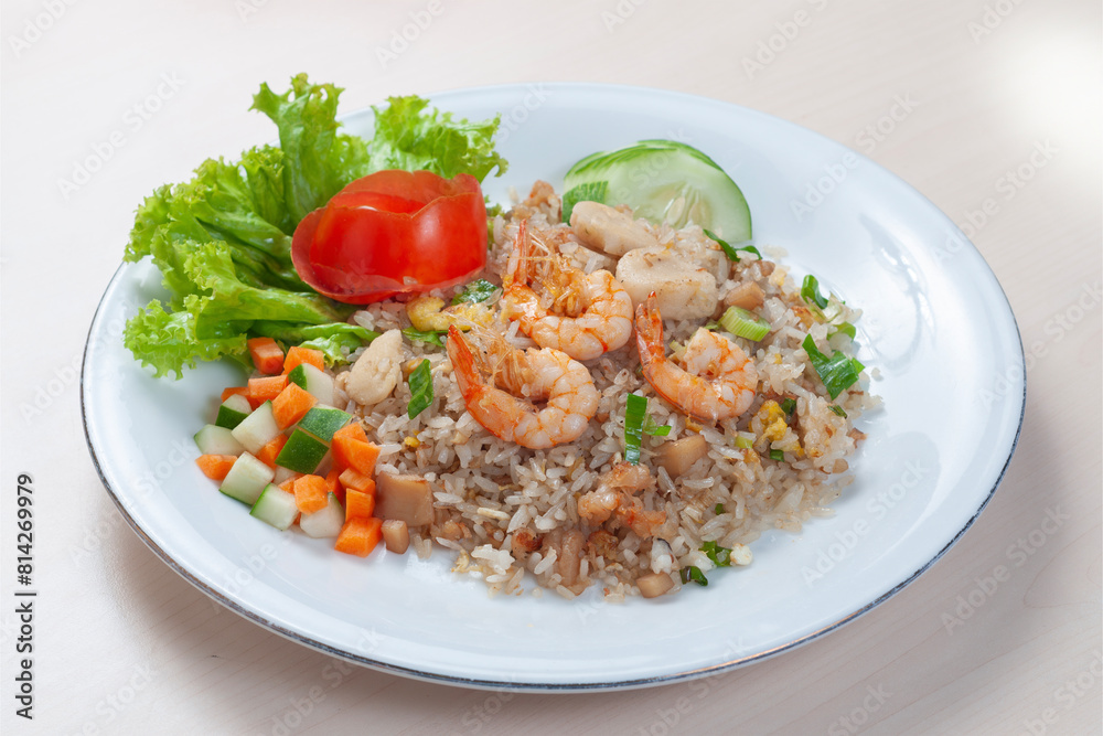 Nasi Goreng Ikan Laut or Seafood Fried Rice Nasi Goreng Ikan Laut or Seafood Fried Rice