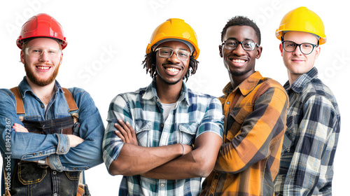 group of construction workers