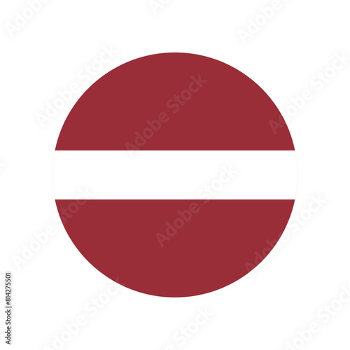 Round Latvia flag icon Free Download Round Latvia flag icon - GFXLoad