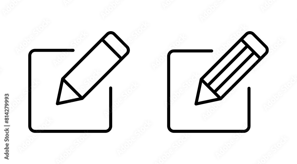 Edit icon set. edit document icon. edit text icon. pencil. sign up Edit icon set. edit document icon. edit text icon. pencil. sign up