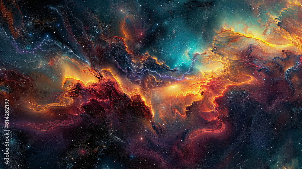 Celestial Abstract Capturing Cosmic Wonders in Stunning Art – A Journey Through the Beauty of the Universe with Mesmerizing Space-Inspired Designs and Ethereal Cosmic Imagery