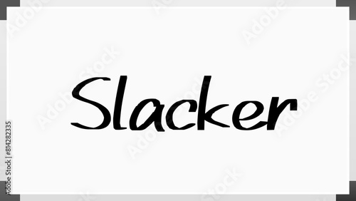 Slacker のホワイトボード風イラスト photo