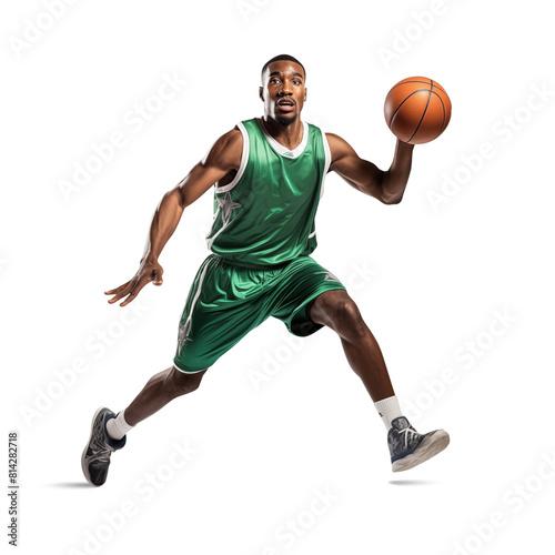 basketball player with ball