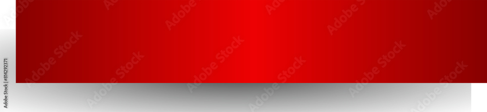 Red paper rectangle and shadow, label, banners, icon Red paper rectangle and shadow, label, banners, icon