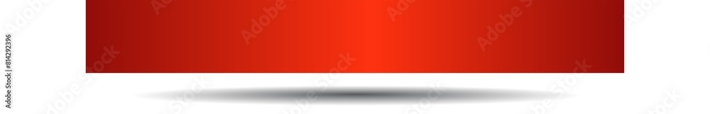 Red paper rectangle and shadow, label, banners, icon Red paper rectangle and shadow, label, banners, icon