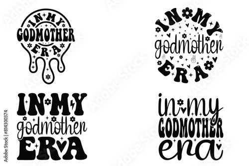 In my godmother era,Groovy bundle, trendy T-shirt, retro wavy text, files wavy text, funny groovy quotes, funny shirt, Groovy T-shirt, retro groovy shirt, retro wavy T-shirt, Wavy Retro Groovy T-shirt