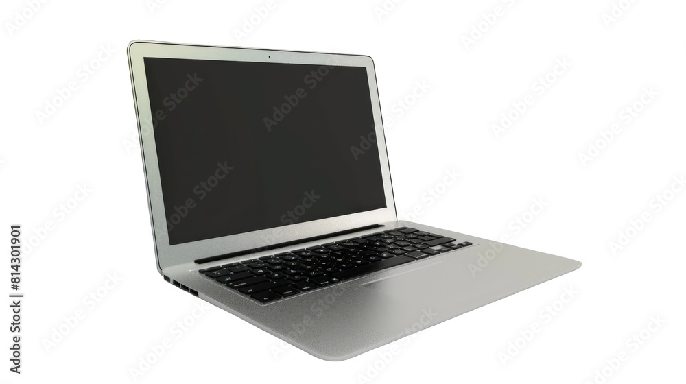 A 3D laptop icon on a transparent background, showcasing modern digital design and high-resolution detail. PNG file. AI generative. A 3D laptop icon on a transparent background, showcasing modern digital design and high-resolution detail. PNG file. AI generative.