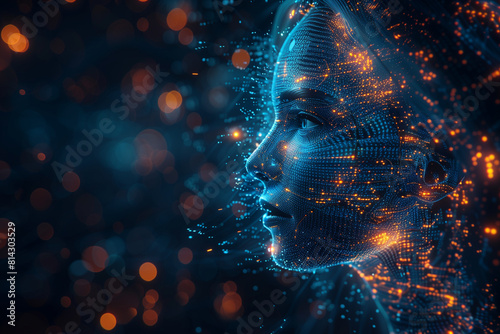 AI and Data Analytics Graphic Background image