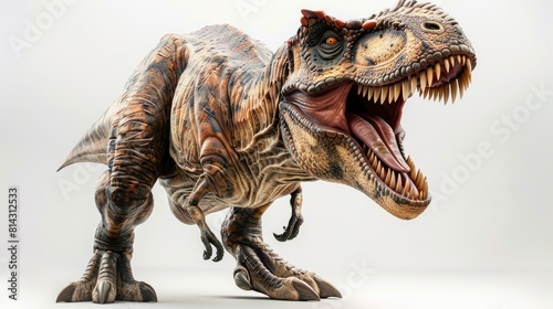 Tyrannosaurus Rex Showcasing Powerful Roar  © Dinaaf